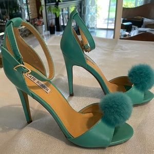 Ladies Turquoise High Heel Adorable Look